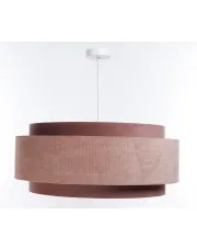 Różowa lampa wisząca z podwójnym abażurem - A353-Venis w sklepie aosom.live