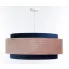 Niebiesko-różowa designerska lampa wisząca - A353-Venis