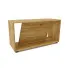Nowoczesny stolik kawowy dąb craft - Allon 3X