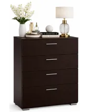 Komoda z szufladami wenge 80cm - Hreida w sklepie aosom.live