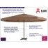 Parasol do ogrodu Glider beżowy