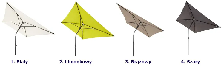 Kolory parasola do ogrodu Oliila