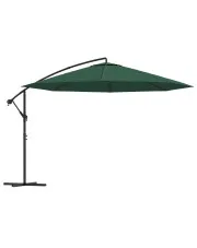 Zielony parasol do ogrodu na wysięgniku - Westi w sklepie aosom.live