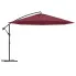 Bordowy parasol ogrodowy z aluminiowym słupkiem - Westi