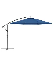 Niebieski parasol ogrodowy na wysięgniku - Westi w sklepie aosom.live