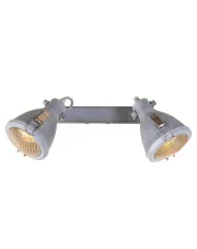 Szara lampa sufitowa dwa reflektory na listwie - V095-Oleander w sklepie aosom.live