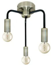 Trzyramienna loftowa lampa sufitowa czarny mat - V136-Vileta w sklepie aosom.live