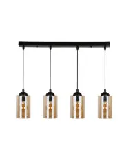 Industrialna lampa wisząca z ozdobnymi kloszami - V140-Luxurion w sklepie aosom.live