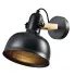 Czarny loftowy kinkiet - K183-Sydo