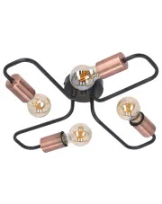 Czarna lampa sufitowa - K187-Nova w sklepie aosom.live