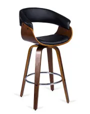 Nowoczesny drewniany hoker kuchenny w stylu loft - Octop w sklepie aosom.live