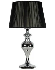Czarna lampa stołowa z dekoracyjnym nitkowym abażurem - V164-Rotom w sklepie aosom.live