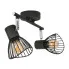 Czarna lampa sufitowa V170-Portia