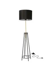 Czarno złota lampa podłogowa - K210-Mikel w sklepie aosom.live