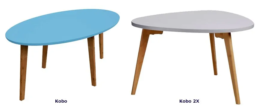 Designerskie stoliki kawowe Kabana - skandynawskie