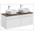 Blat dąb 120cm Karisma 5X szafkami 60 Dione 5X