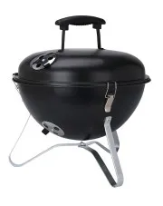 Czarny minimalistyczny grill z pokrywą - Rovan w sklepie aosom.live