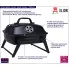 Grill ogrodowy z pokrywą Eldomi