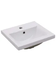 Biała ceramiczna umywalka łazienkowa - Mendez 3X w sklepie aosom.live
