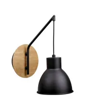 Czarny kinkiet w stylu loft - K319-Tuluso w sklepie aosom.live