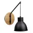 Czarny kinkiet w stylu loft - K319-Sangi