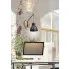 wizualizacja Czarny kinkiet w stylu loft - K319-Sangi