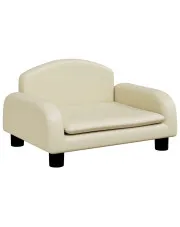 Nowoczesna kremowa sofa dziecięca - Velira 3X w sklepie aosom.live