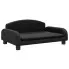 Czarna minimalistyczna sofa dla dzieci - Velira 4X