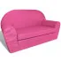 Różowa rozkładana sofa dziecięca Jorund