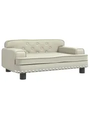 Kremowa nowoczesna sofa dziecięca - Nilan w sklepie aosom.live