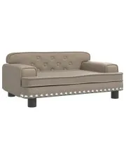 Nowoczesna sofa dziecięca cappuccino - Nilan w sklepie aosom.live