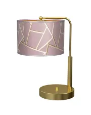 Różowo-złota lampka nocna - K326-Azara w sklepie aosom.live