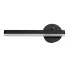 Czarny kinkiet led - K336-Pavos