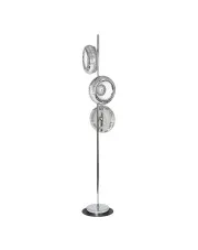 Srebrna lampa podłogowa - K352-Cheryl w sklepie aosom.live