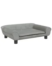 Szara minimalistyczna sofa dla dzieci - Pergio w sklepie aosom.live