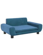 Niebieska sofa dla chłopca na nóżkach - Zova w sklepie aosom.live
