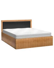 Podwójne łóżko z zagłówkiem - Labix 14X w sklepie aosom.live