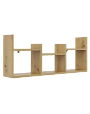 Nadstawka na biurko dąb artisan - Iwez 3X w sklepie aosom.live