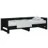 Czarna sosnowa rozkładana sofa Randy 4X
