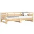 Łóżko rozsuwane z naturalnej sosny 2x(80x200) cm - Givefi 3X