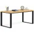Biurko komputerowe drewniane w stylu loft 170x80 Joxi