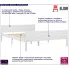 Drewniane łóżko w kolorze białym 140x200 Siran 5X