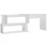 Komputerowe biurko narożne biały połysk - Rakas
