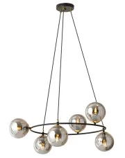 Nowoczesna lampa wisząca z grafitowymi kloszami - D109-Lolejx w sklepie aosom.live