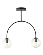 Lampa sufitowa z przezroczystymi kloszami - D114-Hurgen w sklepie aosom.live