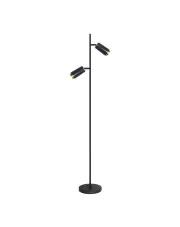 Czarna loftowa lampa podłogowa - K363-Alin w sklepie aosom.live