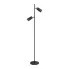 Czarna loftowa lampa podłogowa - K363-Alin