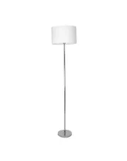 Biała lampa podłogowa z abażurem - K373-Onko w sklepie aosom.live
