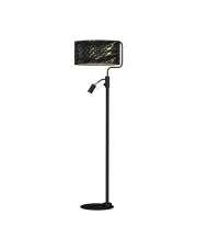 Czarno-złota lampa podłogowa z led - K379-Mirags w sklepie aosom.live