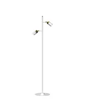 Biało-złota lampa podłogowa - K381-Fiorenzo w sklepie aosom.live